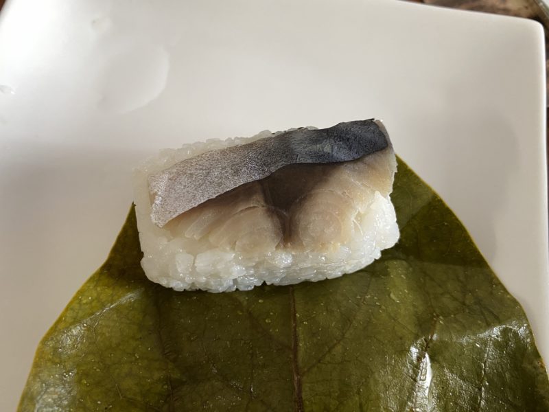廣の柿の葉寿司 〆鯖の寿司 